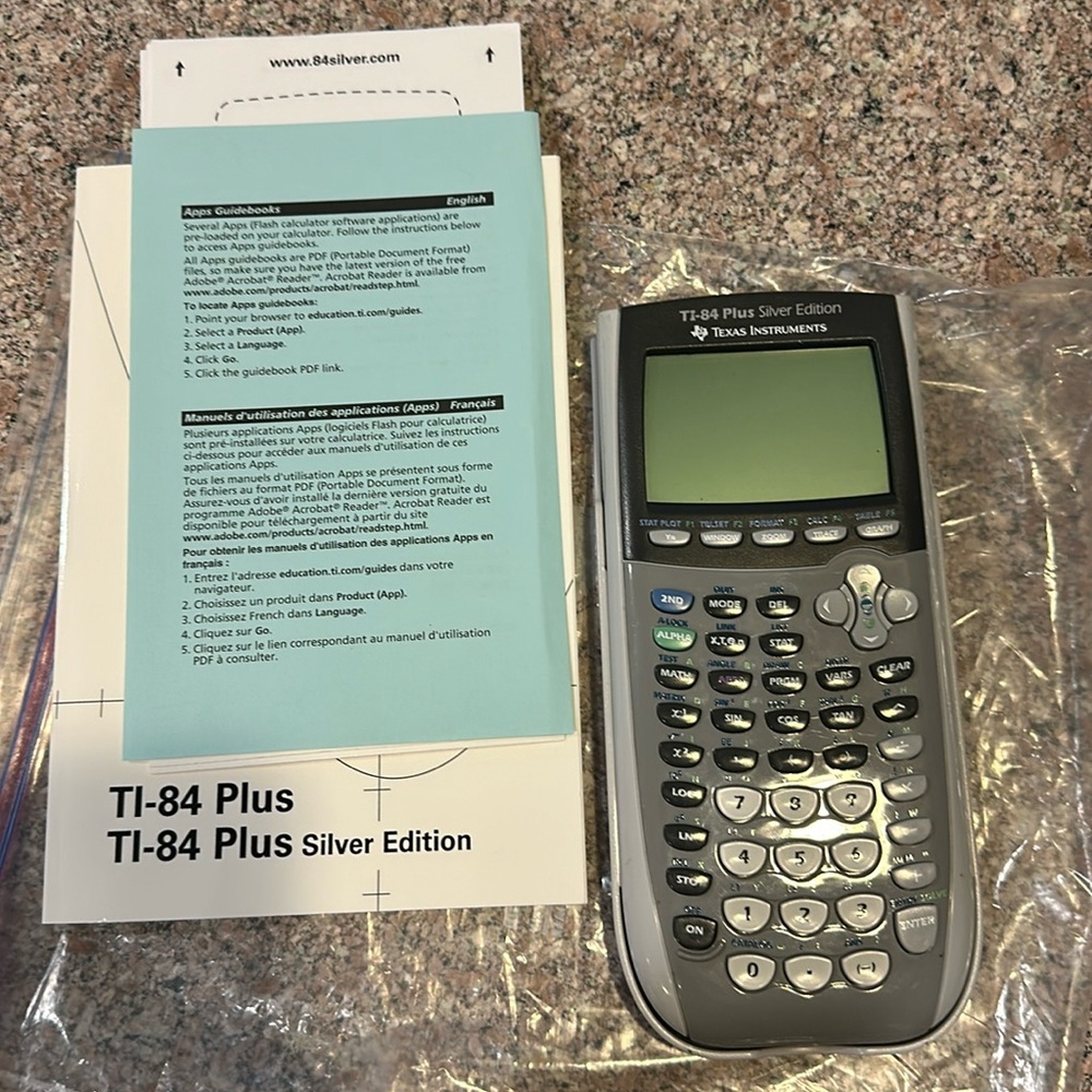 Texas Instruments TI84 Plus Silver Edition
